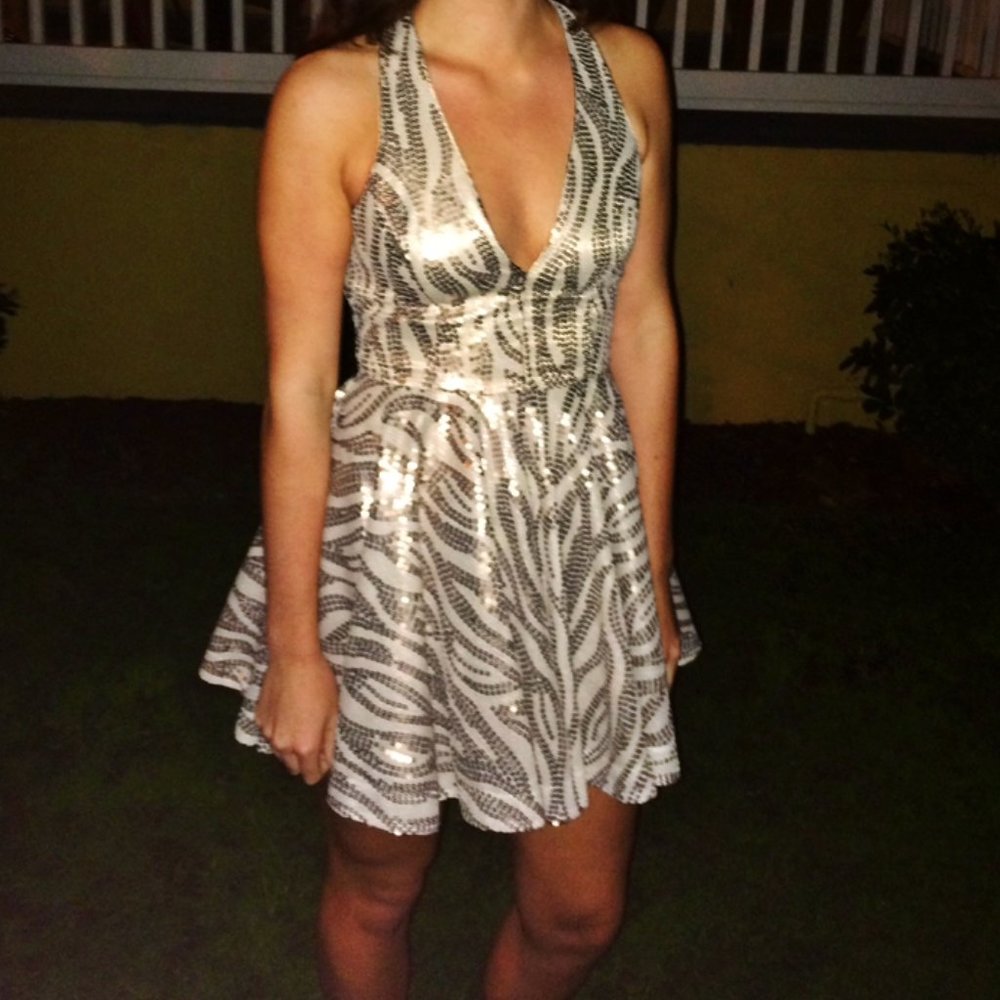 Sequins Party Dress – Bebe brand, like new